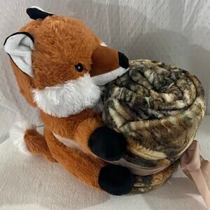 Realtree Edge Soft Raccoon Plush Toy/Camouflage Throw Blanket Set (40"x50")